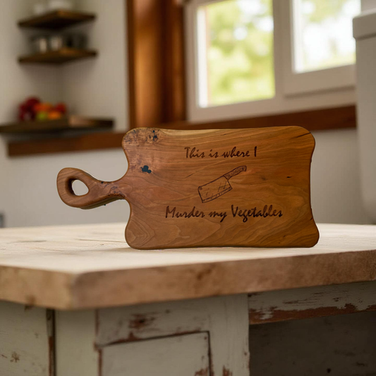 Beautiful cherry wood cutting board!