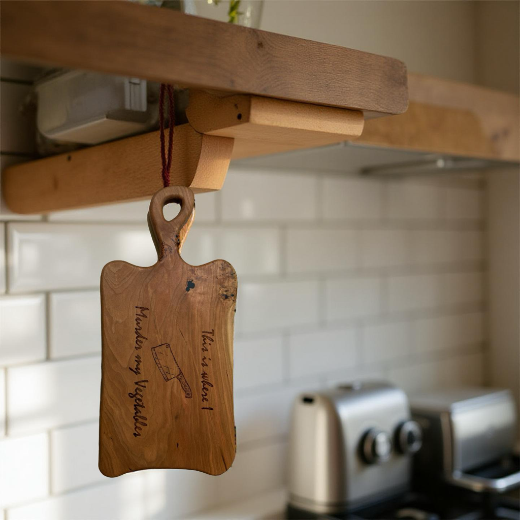 Beautiful cherry wood cutting board!