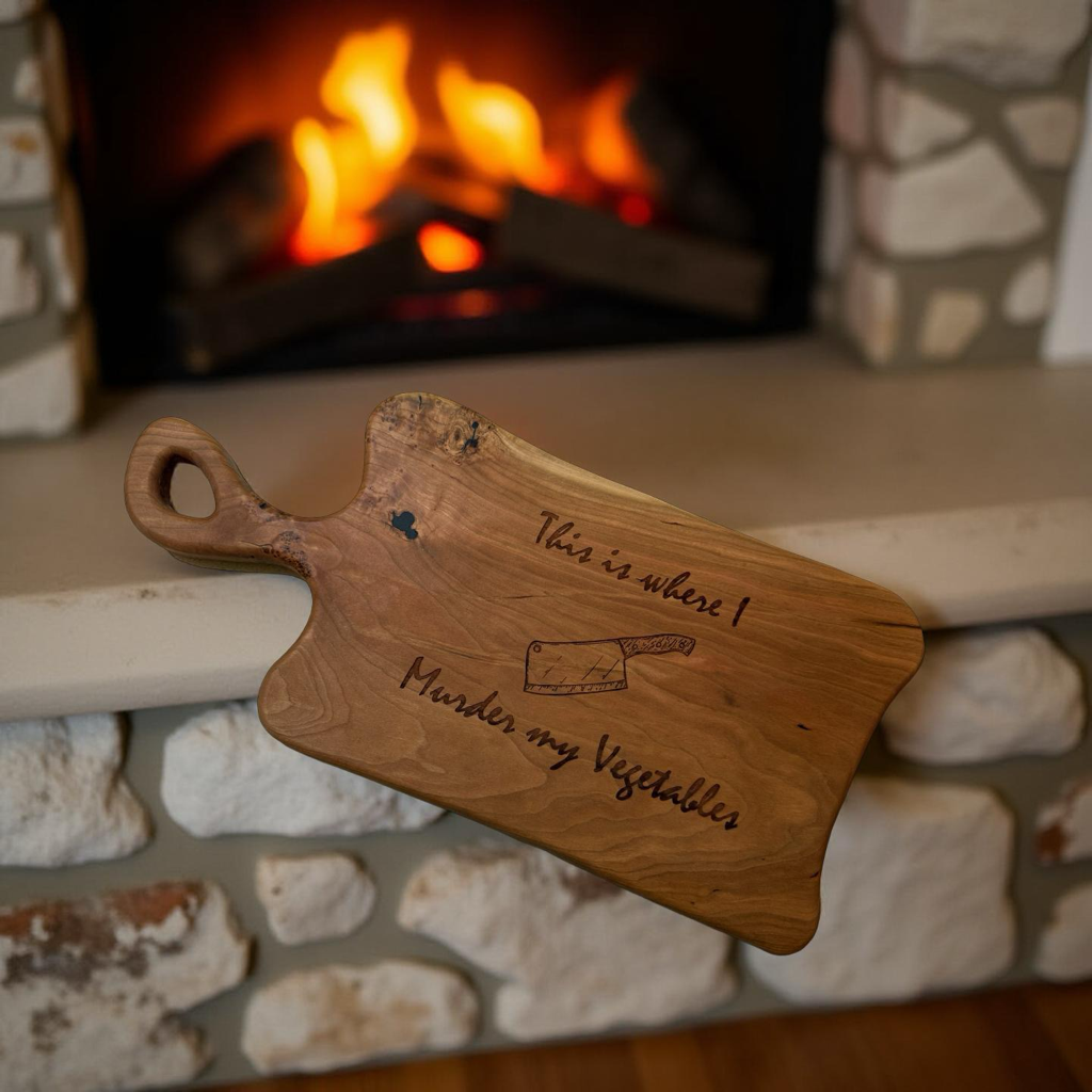 Beautiful cherry wood cutting board!